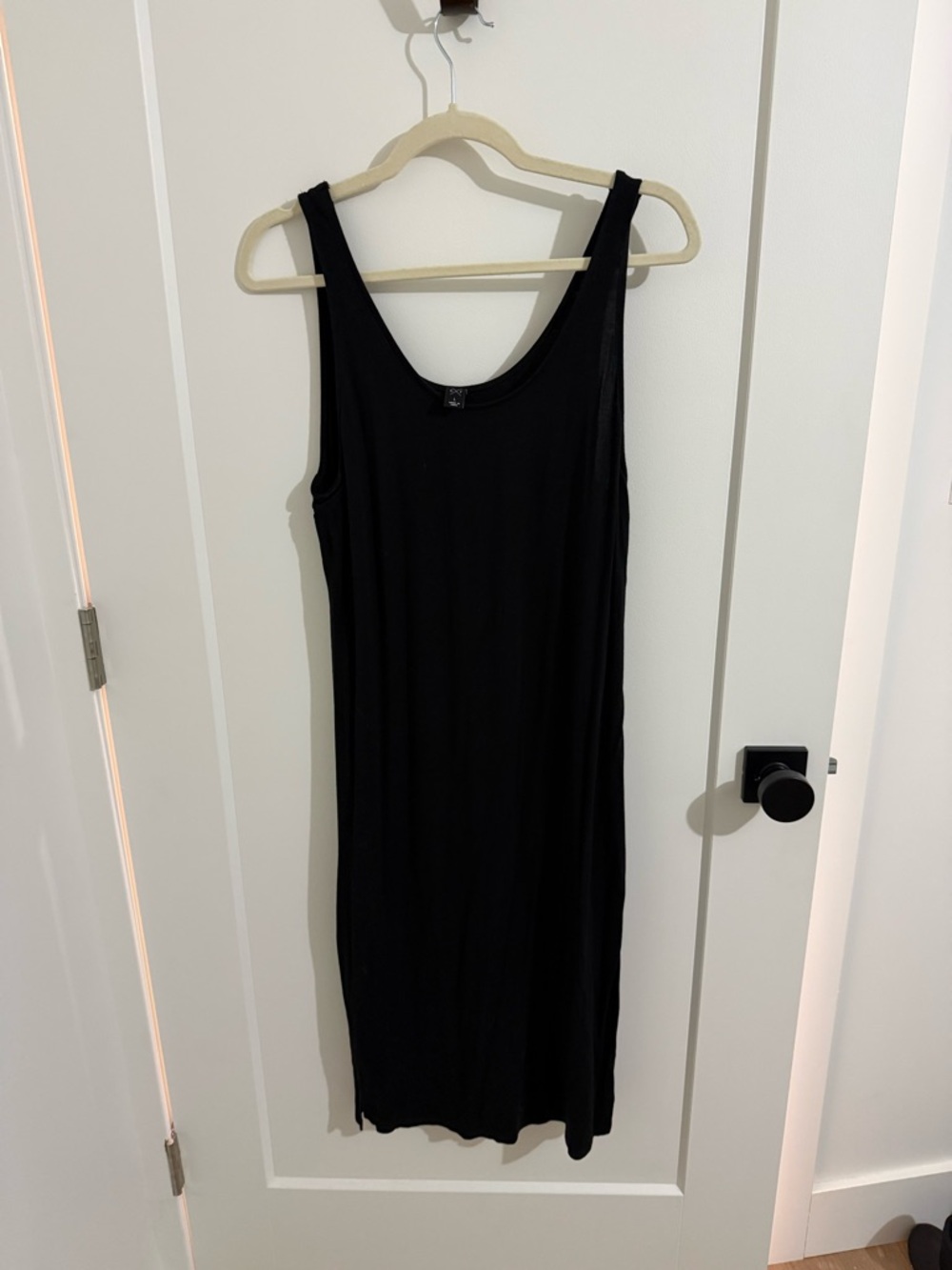 Gentle Fawn Black Sleeveless Midi Dress